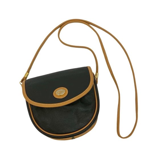 GUCCI Old Gucci Plus Leather 2-Way Mini Shoulder Bag Pochette Black 29093 - Picture 1 of 10